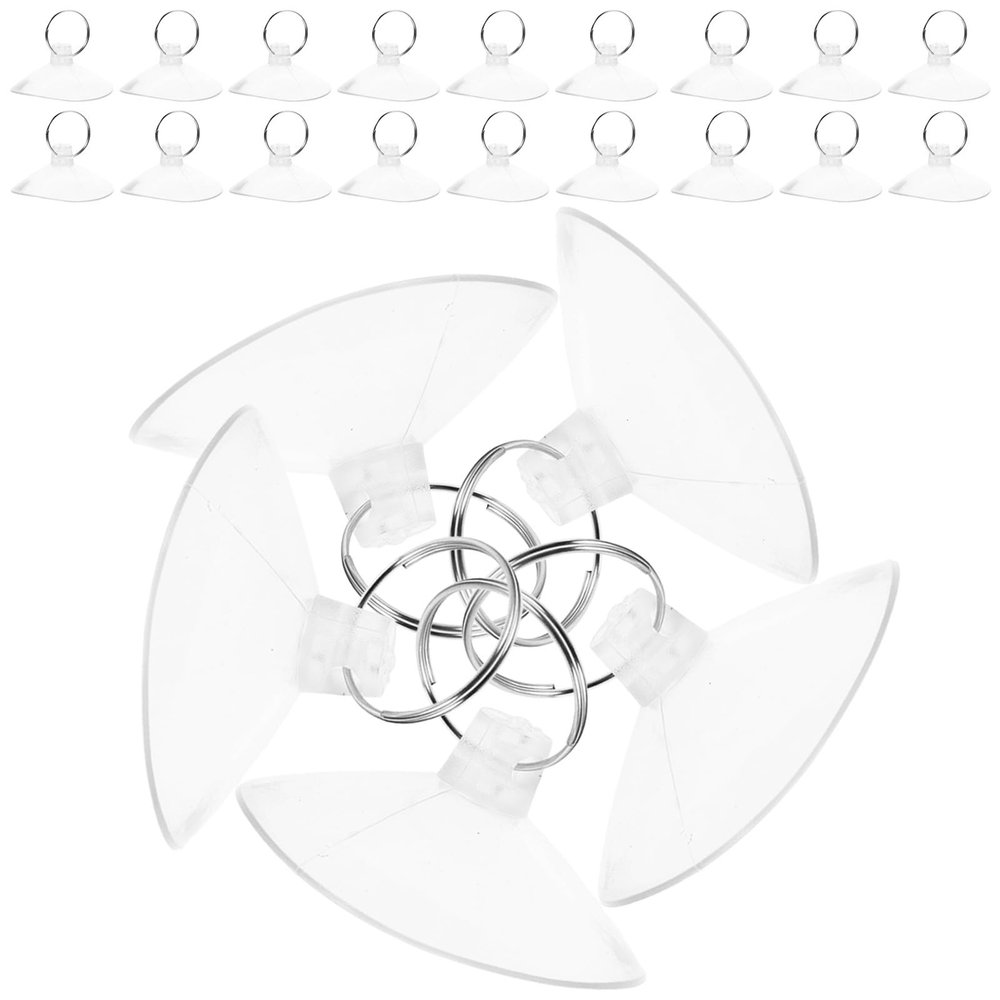 MUELODSIC 50 Replacement Plastic Suction Cups for Small Pet Hammocks and Nests