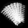 Taidda False Nail Tips, Transparent Display Tips for Nail Salons, 200 Pieces view 2