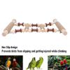 Pssopp Wooden Birdcage Ladder and Parrot Bridge Toy view 4