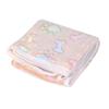 ZDAGELD Soft Coral Velvet Pet Blanket with Paw-and-Bone Pattern, Light Pink/Beige/Brown, 40.94 x 29.92 in view 3