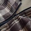Cozy Fleece-Lined Wheelchair Cape with Hood, Red view 4