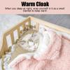 Pet Cape Blanket, Cute Thick Dog Cape with Hood, Warm Blanket for Small and Medium Dogs and Cats view 2
