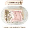 Pet Cape Blanket, Cute Thick Dog Cape with Hood, Warm Blanket for Small and Medium Dogs and Cats view 4