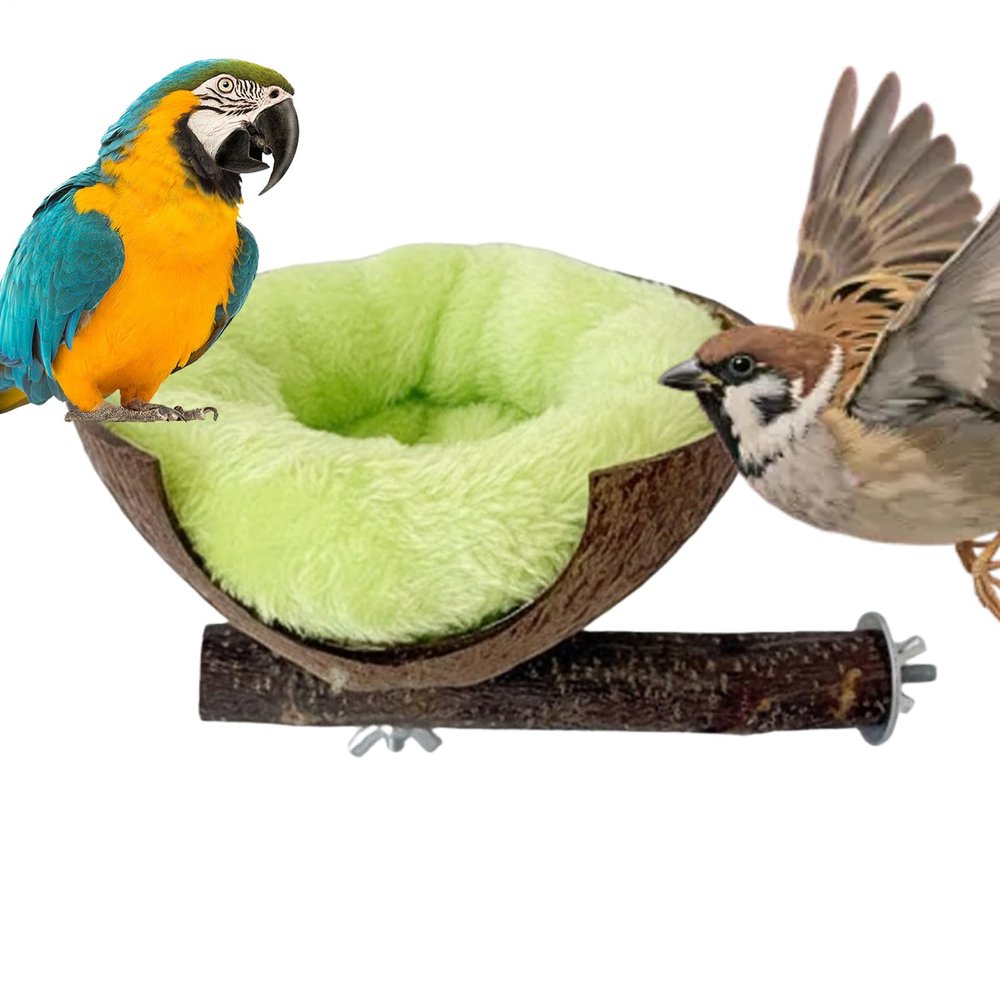 Generic Bird Nest, Warm Nesting House for Parakeets