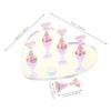 UKCOCO 2-Piece Magnetic Acrylic Nail Stand, Heart-Shaped Nail Tip Holder for DIY Nail Art view 2
