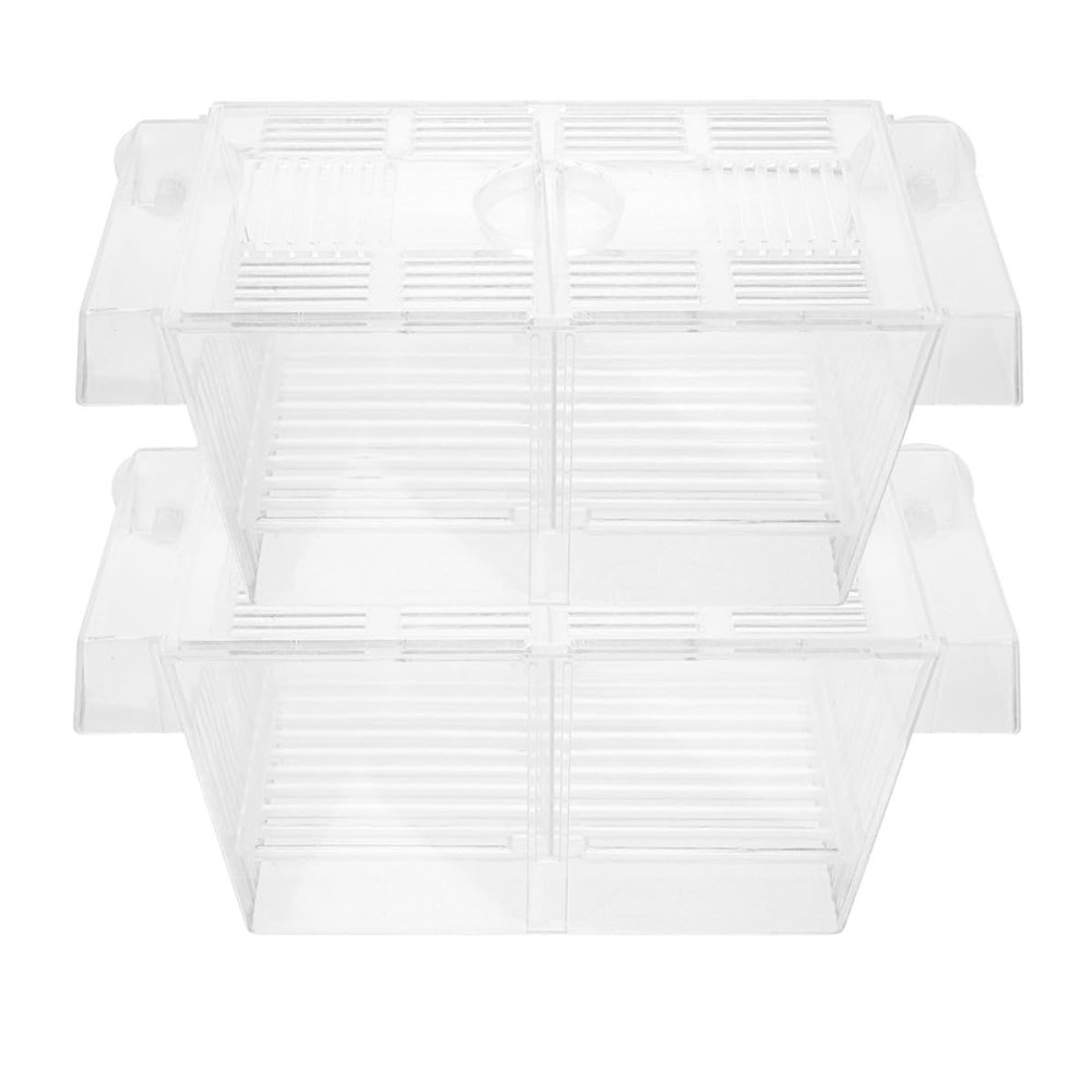 TOYANDONA 2-Pack Aquarium Fish Breeding Box