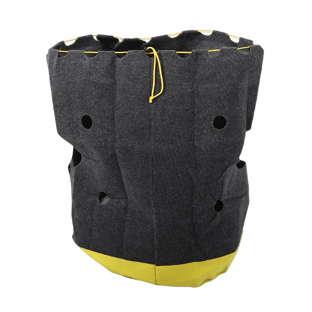 Qcwwy Leather Storage Bag for Pet Blankets, Foldable Travel Cat Organizer