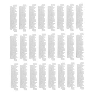 POPETPOP 100-Piece Stainless Steel Facial Razor Blades, Small Manual Replacement Razors for Men and Barbershops
