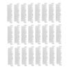 POPETPOP 100-Piece Stainless Steel Facial Razor Blades, Small Manual Replacement Razors for Men and Barbershops view 1