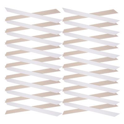 Abaodam Collar Stays, 200 Paper Inserts for Men's Dress Shirts, White