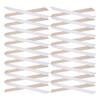 Abaodam Collar Stays, 200 Paper Inserts for Men's Dress Shirts, White view 1