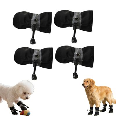AlpenLife Basics Dog Shoes Paw Protection, Plush Winter Boots
