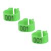 AMONIDA Durable Reusable 8mm Numbered Plastic Pigeon Leg Bands - 100 pcs view 1