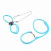 Drfeify Ferret Harness, Adjustable Nylon Leash with Bell for Hamsters and Small Pets, Comfort and Safety for Outdoor Adventures (Blue) view 1