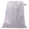 Mikikit Reusable Diaper Wet Bag with Elastic Edge, PU view 1