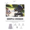 Mikikit Reusable Diaper Wet Bag with Elastic Edge, PU view 4