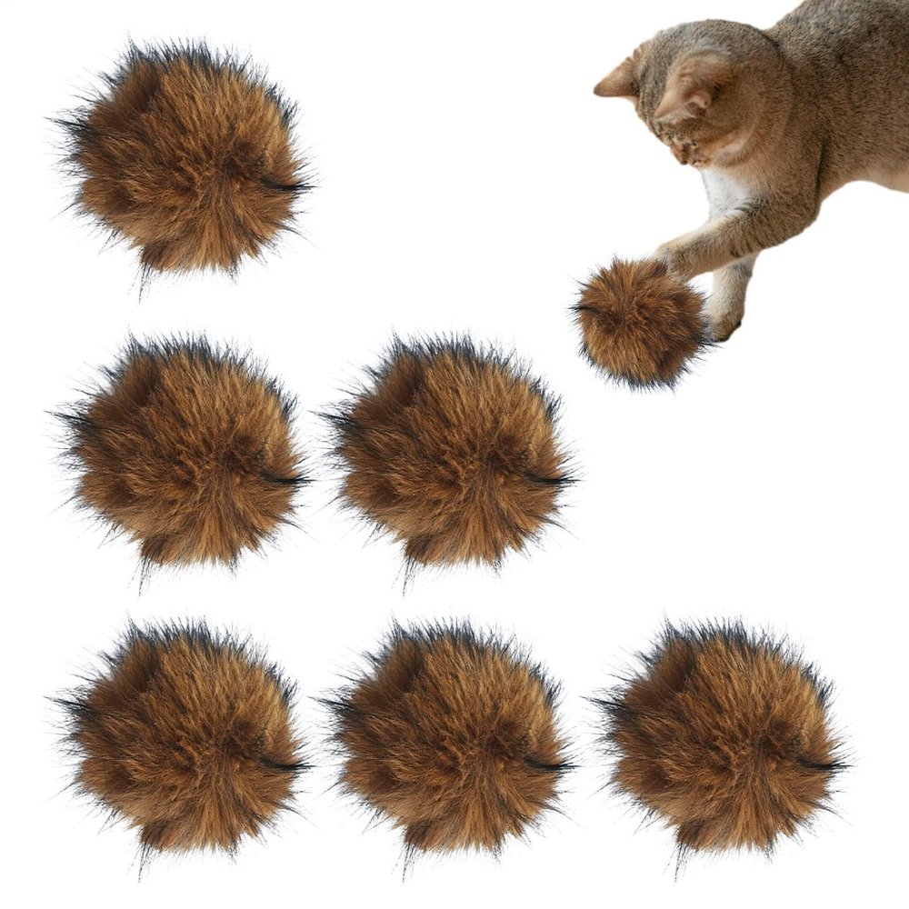 Interactive Plush Cat Balls