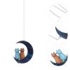 SHINEOFI Acrylic Cat Moon Hanging Decoration view 3