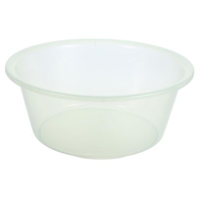 HAMPPLIES Transparent Plastic Wash Basin for Kids