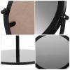 Hemobllo Rotatable Metal Makeup Mirror with Tall Stand, Black view 3