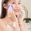 Facial Cleansing Sponges, 30 Pieces, Natural Flower Shape view 3
