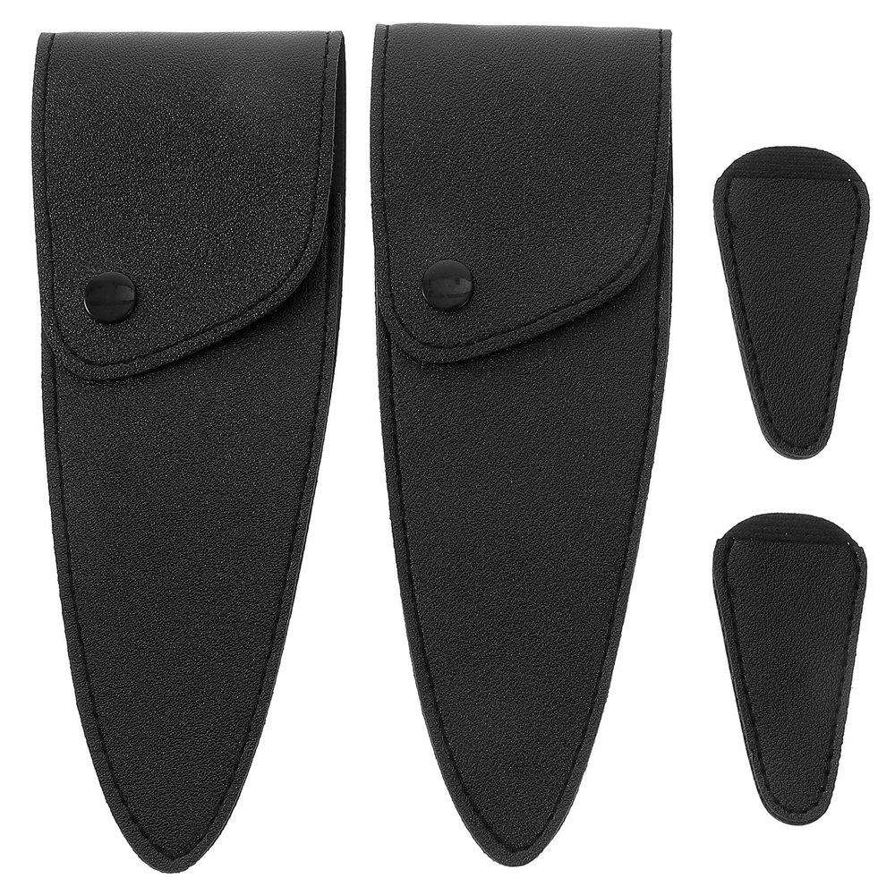 Mipcase PU Scissor Cases, 4-Piece Set, Lightweight Design with Ergonomic Grip
