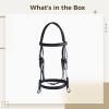 Padded PVC Horse Halter, Size S, with Reins view 3