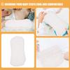 UKCOCO 8-Count Reusable Breathable Cotton Cloth Diaper Inserts for Newborns, Multilayer Washable Inserts view 4