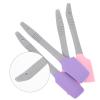 4-Piece Silicone and PP Wax Spatula Set for Hair Removal view 3