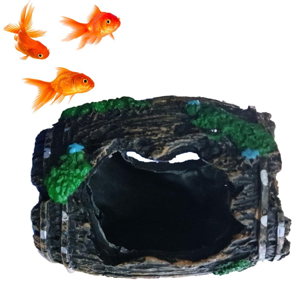 Aquarium Decoration - Broken Barrel Design