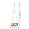 UKCOCO Wooden Bird Stand Hanging Parrot Swing view 2