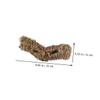 UKCOCO Flexible Straw Hamster Nest Tunnel view 2