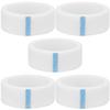 iplusmile 5-Roll Self-Adhesive Eyelash Extension Tape, 1.2 cm Wide, Breathable Nonwoven, White, 4.3 m per Roll view 1
