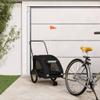 Nqyjm Bike Trailer for Dogs, Black, Oxford Fabric and Iron, for Dogs and Cats LH98939 view 1