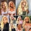 Creuost Body Wave Brazilian Virgin Human Hair Bundles, #613 Light Blonde, 3 Bundles, 300 g, 24/26/28 in view 2