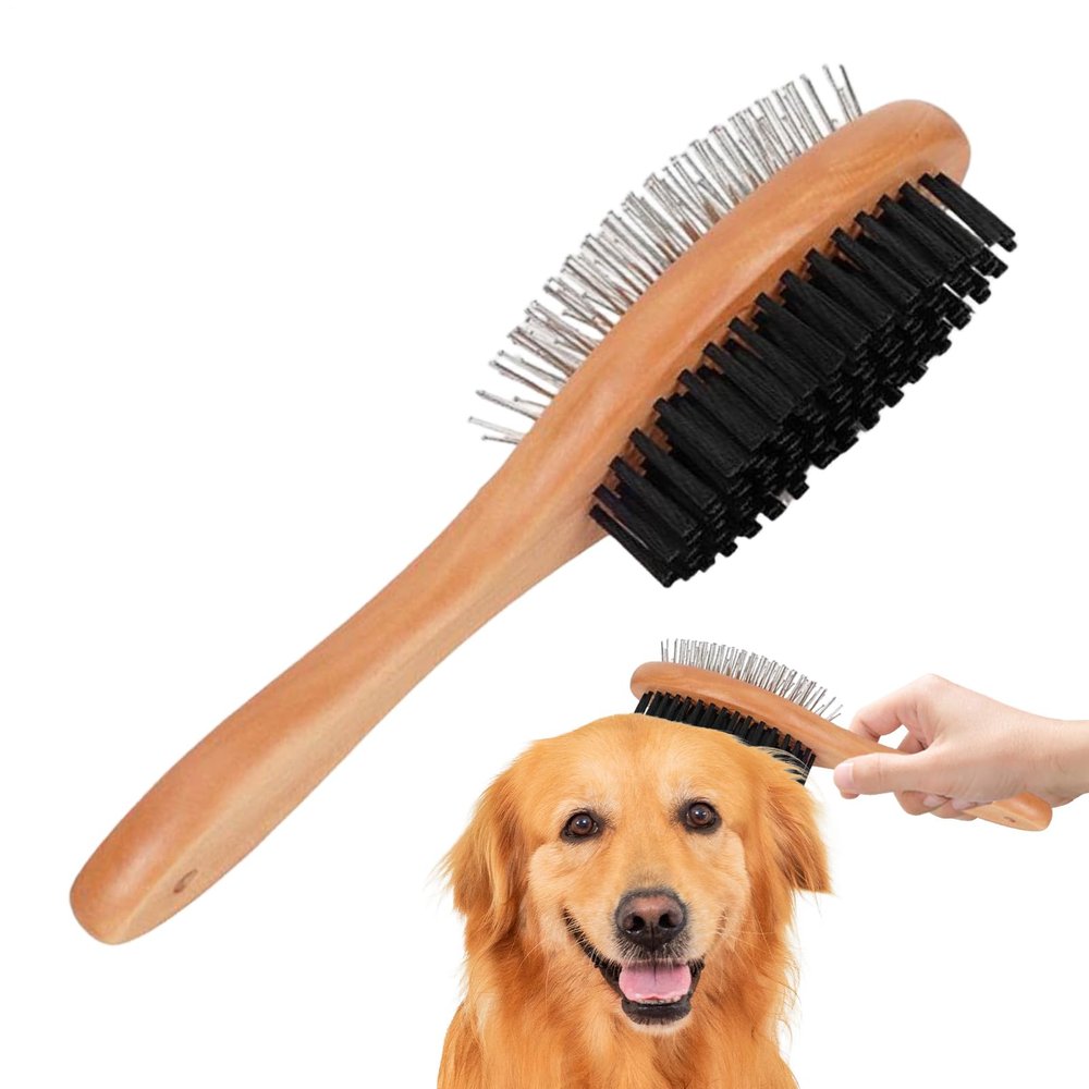 Pet Grooming Brush, Comb, 6 x 23.2 cm