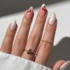 24-Piece Cherry Almond Acrylic Press-On Nails for Women view 2