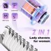 2-in-1 Electric Women's Shaver, Wet & Dry Trimmer for Face, Body and Bikini Area view 2