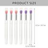TOYANDONA 6-Piece Silicone Lip Brushes with Caps, Portable Lip Mask and Eyeshadow Brushes for Salon and Home view 2