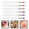 TOYANDONA 6-Piece Silicone Lip Brushes with Caps, Portable Lip Mask and Eyeshadow Brushes for Salon and Home view 3