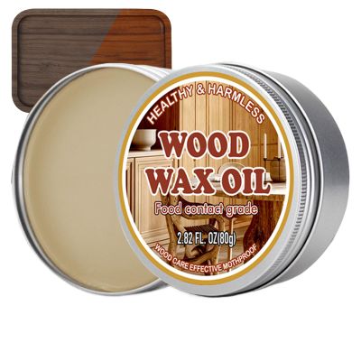 Cutting Board Care Wax, Wood Care Balm with Beeswax-Oil Blend, 80 g
