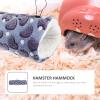 DIKACA Plush Hamster Hammock with Tunnel for Small Pets view 3