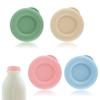 FUANA 48 mm Silicone Milk Bottle Caps, Reusable, for Stanpac & Libbey Glass Bottles, Dishwasher-Safe, 4 or 8-Pack view 2