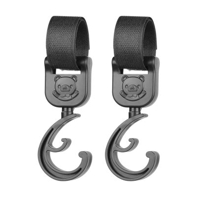 Stroller Hook Organizer with Cartoon Bear Hanger