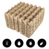 VERDANVERSE 20-Pack Paper Egg Trays, 30-Hole Seedling Tray, Sturdy and Versatile for Cooling and Breeding, Khaki, Random Color view 4