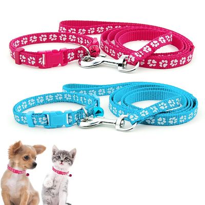 UIEXEA 2-Piece Puppy Collar and Leash Set