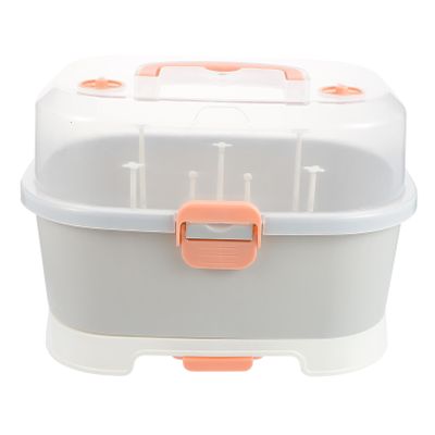 Abaodam Large PP Portable Baby Bottle Storage Box