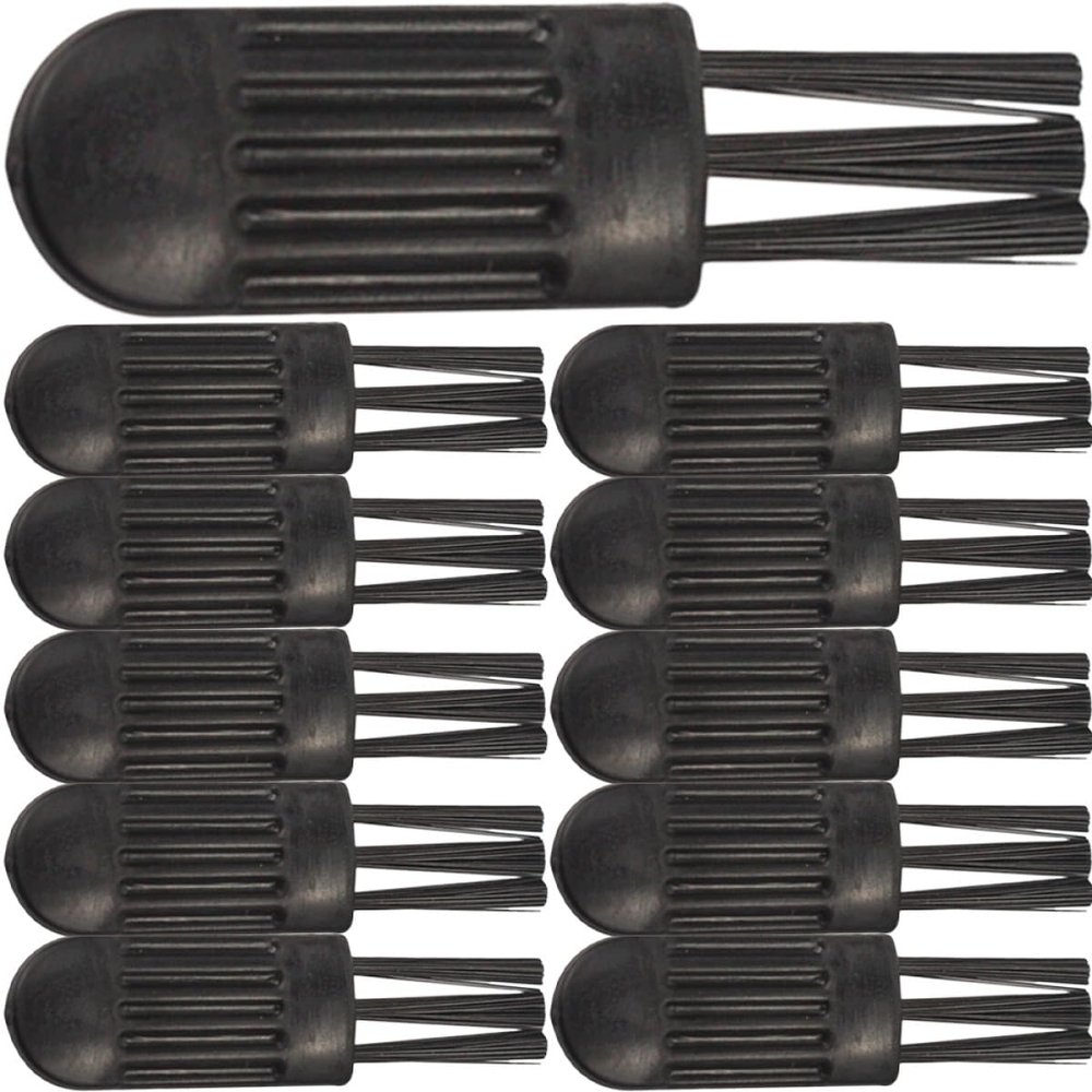 POPETPOP 100-Piece Nose Hair Trimmer Cleaning Brushes, PP, Space-Saving and Portable