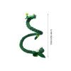 100 cm Cotton Parrot Climbing Rope Perch, Non-Slip Green Bird Cage Toy view 2