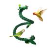 100 cm Cotton Parrot Climbing Rope Perch, Non-Slip Green Bird Cage Toy view 3